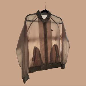 Lacoste bomber style windbreaker